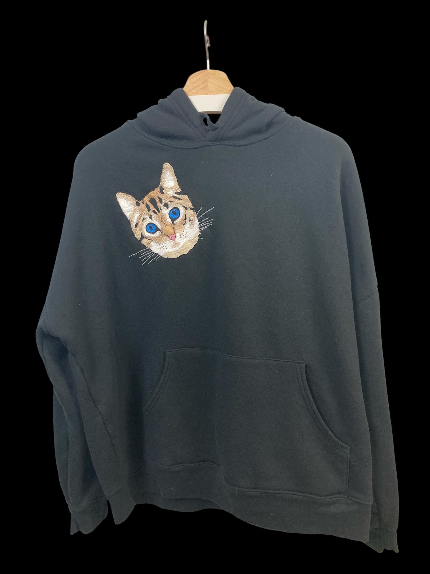 Custom Pet Portrait Hoodie or sweatshirt.