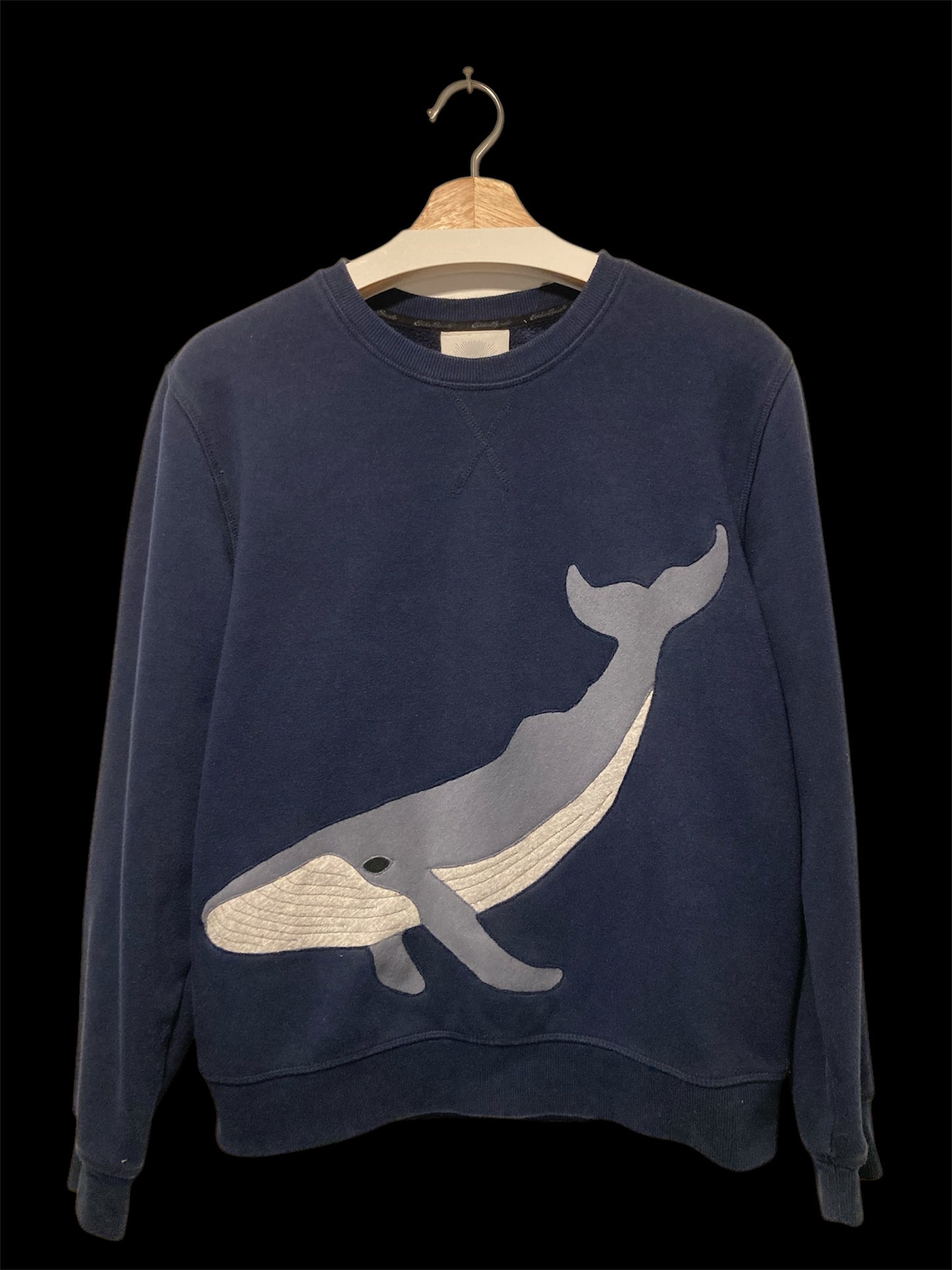 Upcycled sweatshirt.