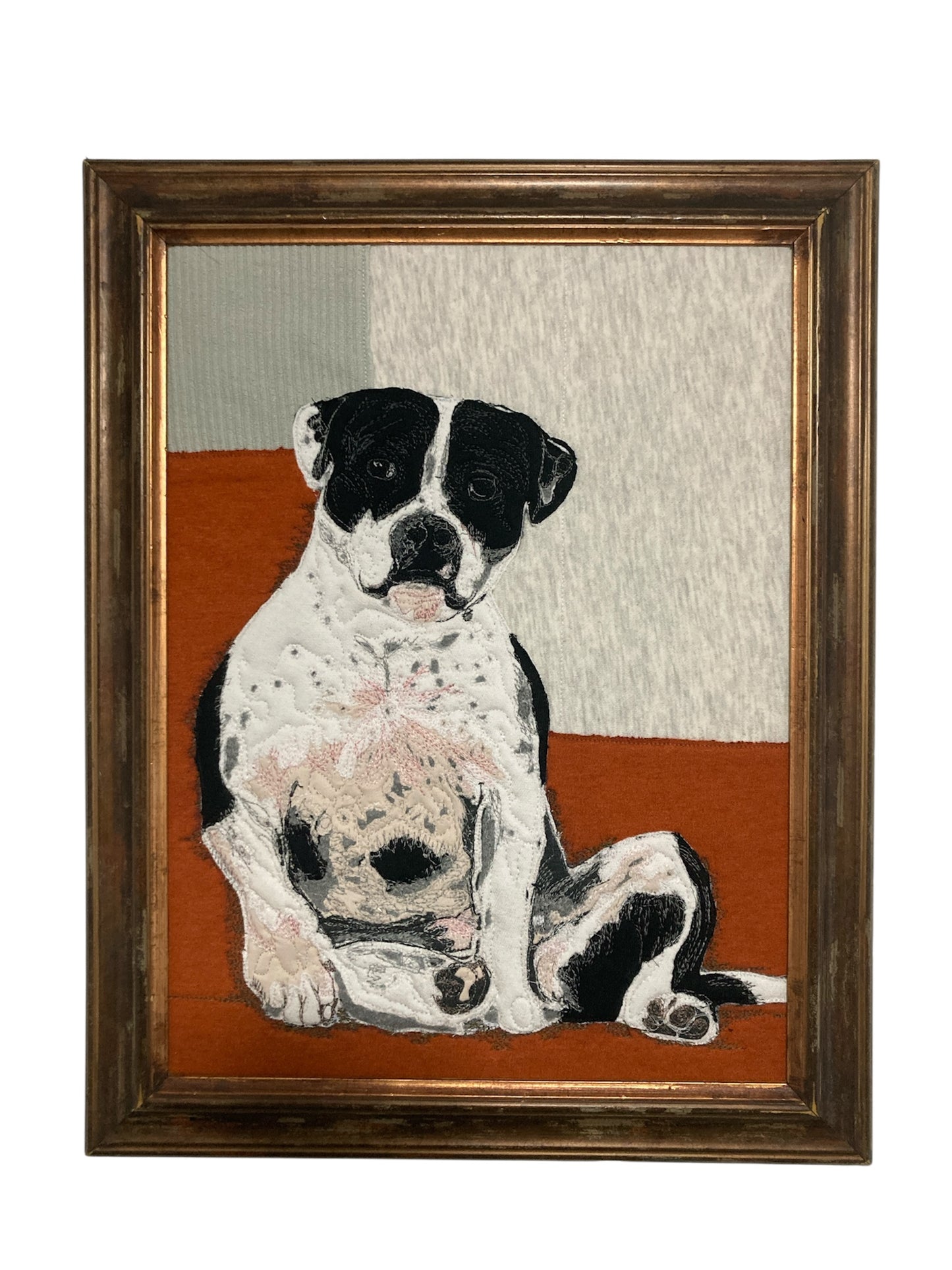 Large Textile Portrait.