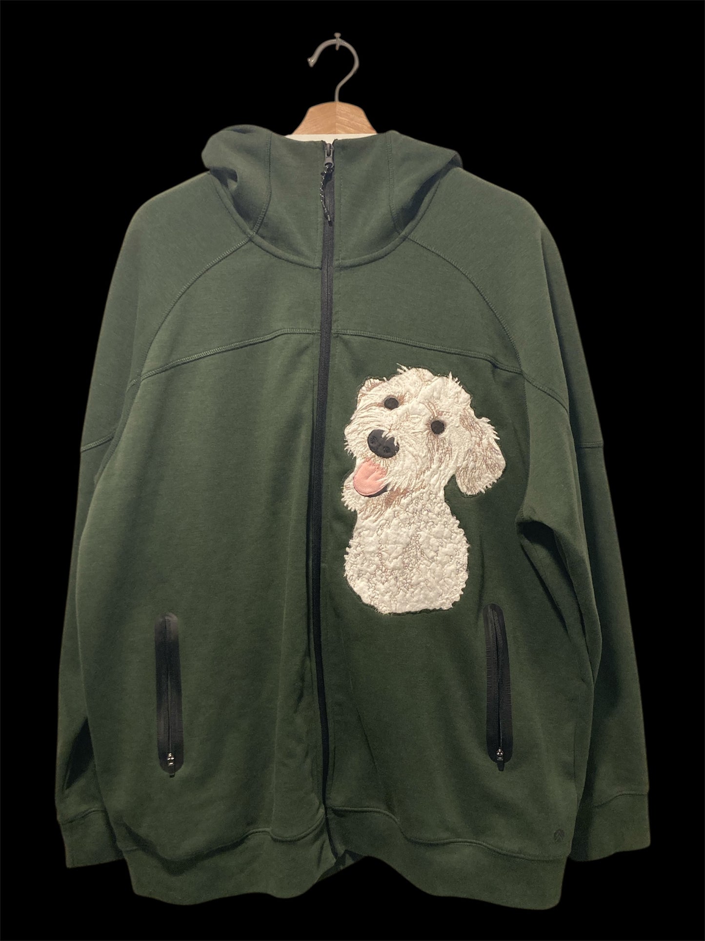 Custom Pet Portrait Hoodie or sweatshirt.